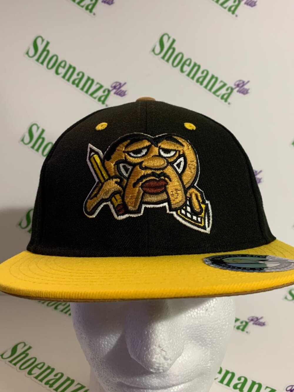 RSVLTS Hat Stanley Hudson Pretzels The Office Teddy League Baseball Sloped Cap